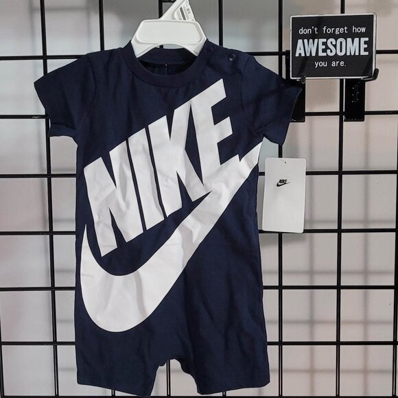 Nike Baby Onesie with Logo - Cute Athletic Outfit 9M - Picture 7 of 12